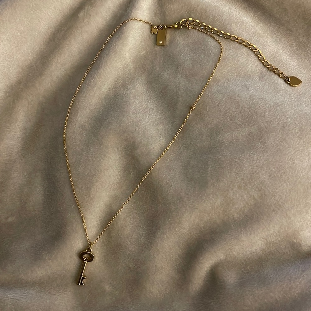 Kate Spade - Key Necklace w/ Heart Chain
